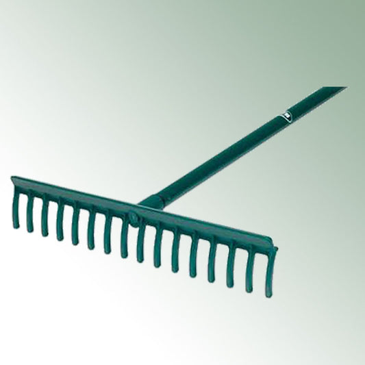 Complete golf bunker rake